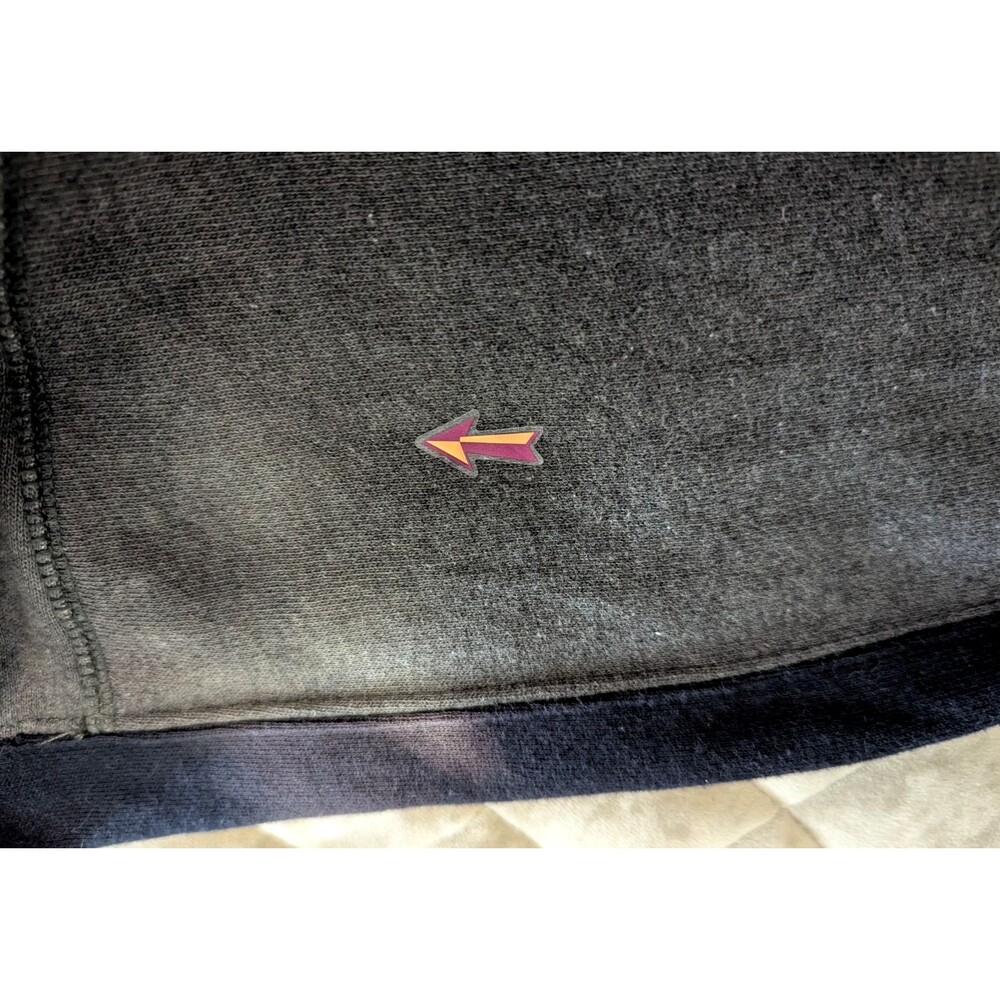 US Polo Assn Hoodie Full Zip Mens XL Gray/Black/Red Vintage Preowned - Picture 5 of 13